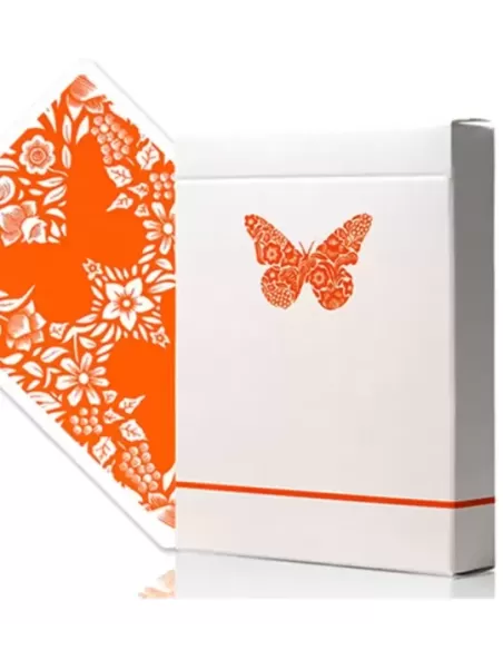 Butterfly Worker Orange Marked – Cărți de joc premium | Emagie.ro