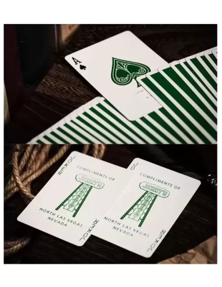 Jerrys Nugget Felt Green Marked Monotone – Cărți de joc premium | Emagie.ro