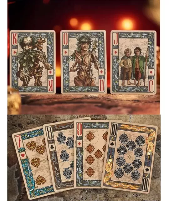 The Lord of the Rings - Two Towers Playing Cards by Kings Wild Project – Cărți de joc premium | Emagie.ro