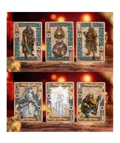 The Lord of the Rings - Two Towers Playing Cards Gilded Edition – Cărți de joc premium | Emagie.ro