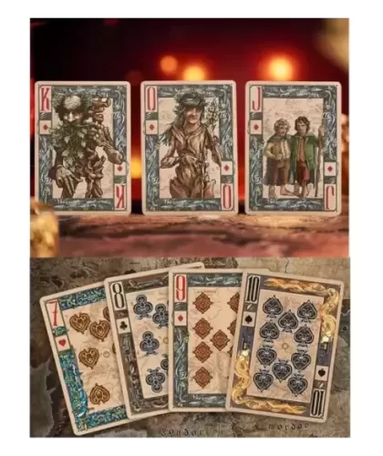 The Lord of the Rings - Two Towers Playing Cards Foiled Edition – Cărți de joc premium | Emagie.ro 2