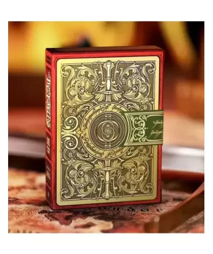 The Lord of the Rings - Two Towers Playing Cards Foil and Gilded Edition – Cărți de joc premium | Emagie.ro