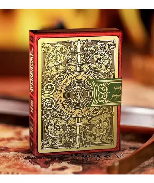 The Lord of the Rings - Two Towers Playing Cards Foil and Gilded Edition – Cărți de joc premium | Emagie.ro