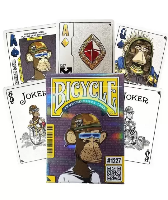 Bicycle Bored Apes 1227 Playing Cards – Cărți de joc premium | Emagie.ro