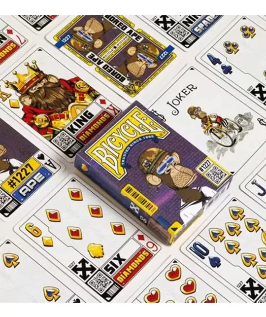 Bicycle Bored Apes 1227 Playing Cards – Cărți de joc premium | Emagie.ro