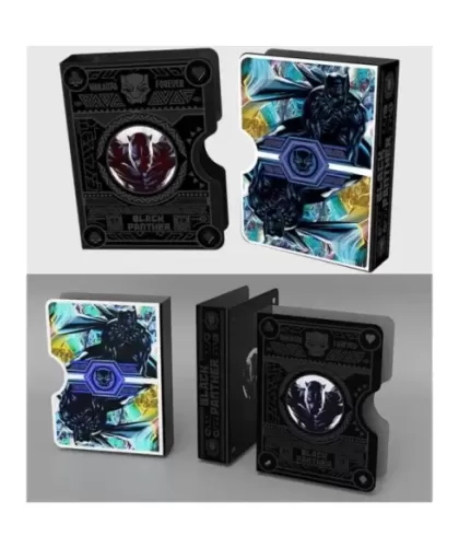 Marvel Black Panther Playing Cards Plus Card Guard – Cărți de joc premium | Emagie.ro