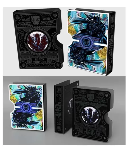 Marvel Black Panther Playing Cards Plus Card Guard – Cărți de joc premium | Emagie.ro