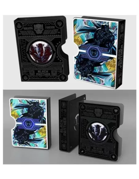 Marvel Black Panther Playing Cards Plus Card Guard – Cărți de joc premium | Emagie.ro