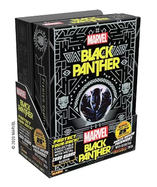 Marvel Black Panther Playing Cards Plus Card Guard – Cărți de joc premium | Emagie.ro
