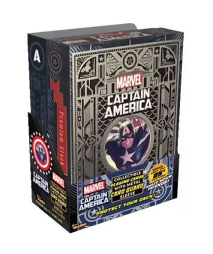 Marvel Captain America Playing Cards Plus Card Guard – Cărți de joc premium | Emagie.ro