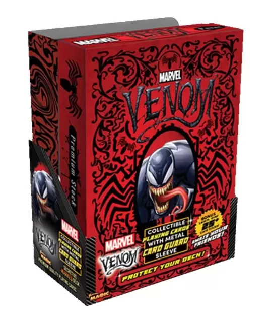 Marvel Venom Playing Cards Plus Card Guard – Premium Playing Cards | Emagie.ro
