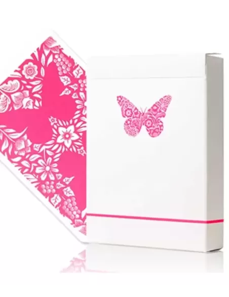 Butterfly Worker Pink Marked – Cărți de joc premium | Emagie.ro