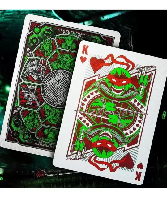 Teenage Mutant Ninja Turtles by Theory11 – Cărți de joc premium | Emagie.ro