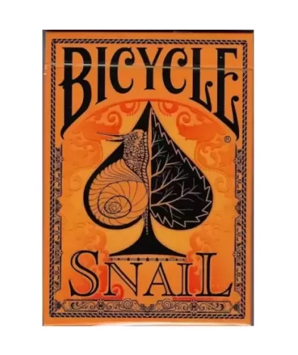 Bicycle Snail Orange – Premium playing cards | Emagie.ro 2