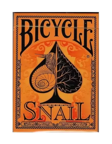 Bicycle Snail Orange – Cărți de joc premium | Emagie.ro