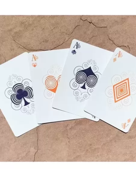 Bicycle Snail Orange – Cărți de joc premium | Emagie.ro