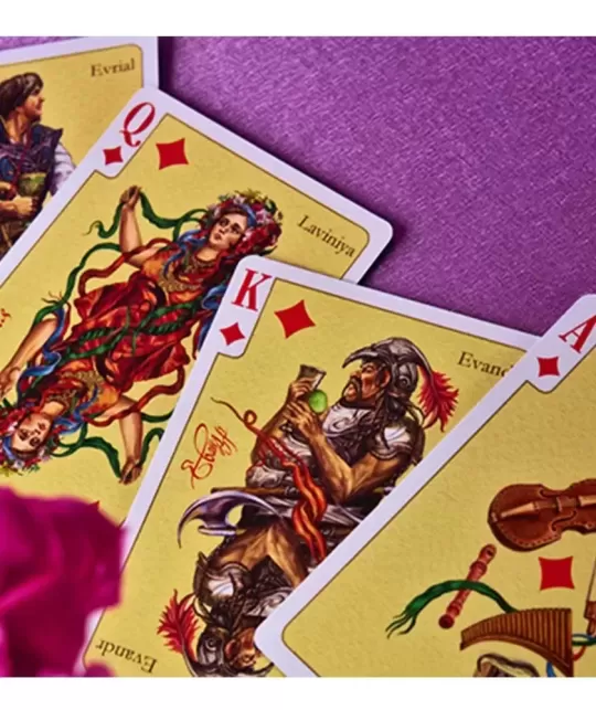 Eneida Love Green – Premium Playing Cards | Emagie.ro