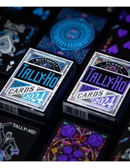 Tally-Ho 2024 Flower – Cărți de joc premium | Emagie.ro