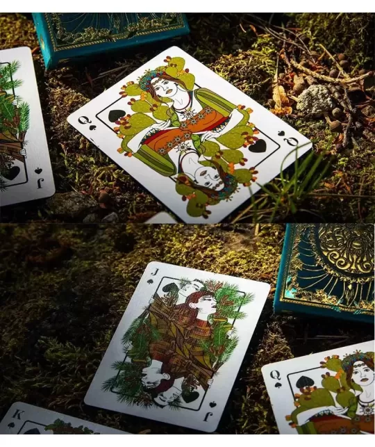 The Green Man Playing Cards Summer – Cărți de joc premium | Emagie.ro