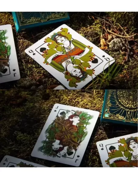 The Green Man Playing Cards Summer – Cărți de joc premium | Emagie.ro