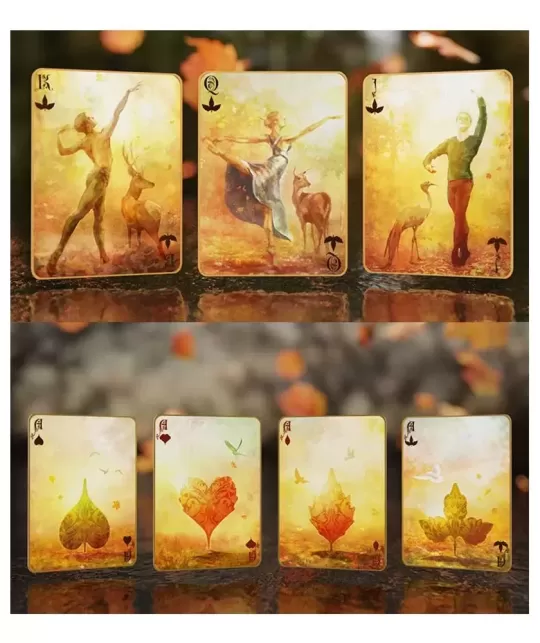 Entwined Vol.2 Fall Gold – Cărți de joc premium | Emagie.ro