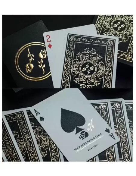 Black Roses 10 Year Anniversary – Cărți de joc premium | Emagie.ro