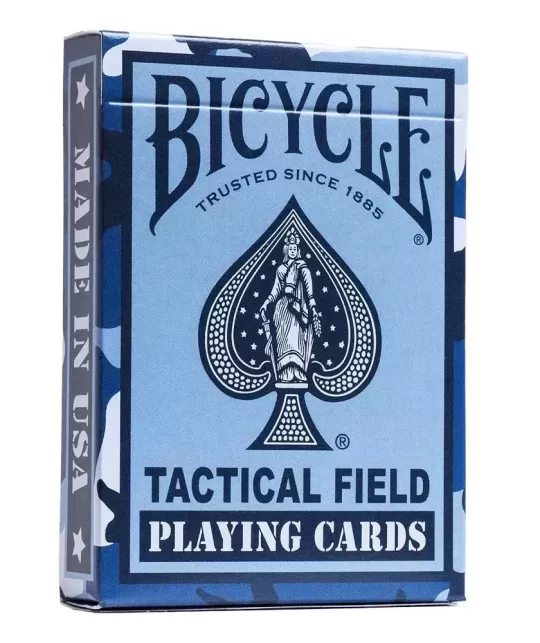 Bicycle Tactical Field Navy – Cărți de joc premium | Emagie.ro