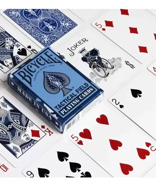 Bicycle Tactical Field Navy – Cărți de joc premium | Emagie.ro