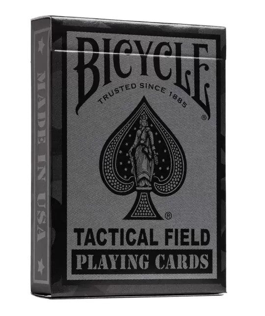 Bicycle Tactical Field Black – Cărți de joc premium | Emagie.ro