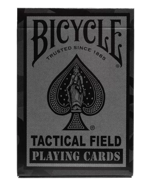 Bicycle Tactical Field Black – Cărți de joc premium | Emagie.ro