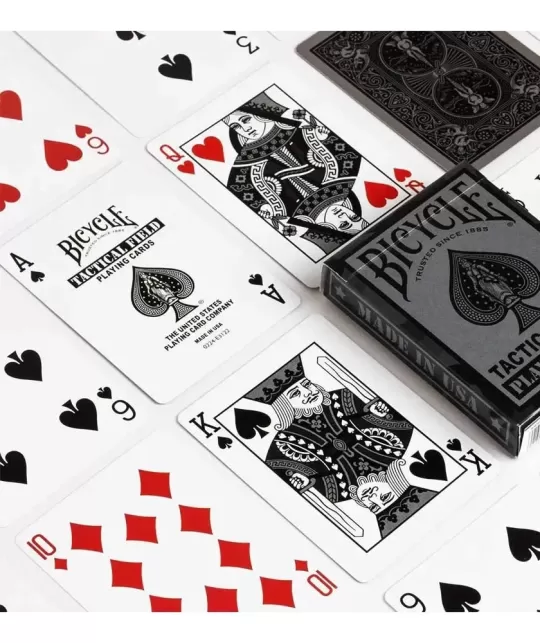 Bicycle Tactical Field Black – Cărți de joc premium | Emagie.ro