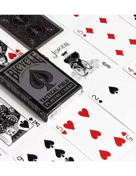 Bicycle Tactical Field Black – Cărți de joc premium | Emagie.ro