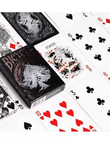 Bicycle Dragon Black Playing Cards – Cărți de joc premium | Emagie.ro