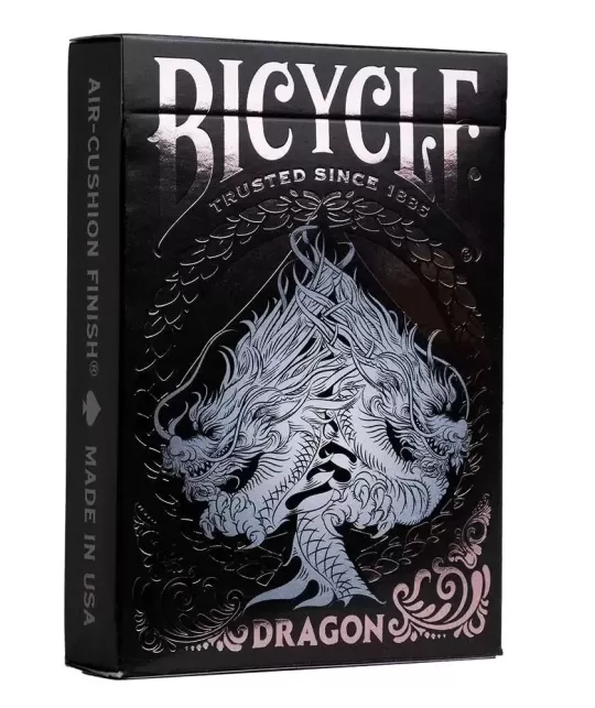 Bicycle Dragon Black Playing Cards – Cărți de joc premium | Emagie.ro