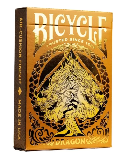 Bicycle Gold Dragon Playing Cards – Cărți de joc premium | Emagie.ro