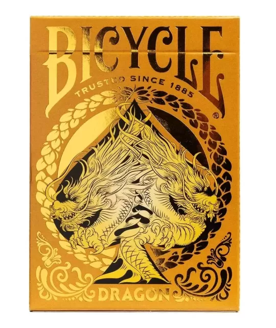 Bicycle Gold Dragon Playing Cards – Cărți de joc premium | Emagie.ro