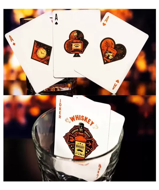 Whiskey Playing Cards by FFP – Cărți de joc premium | Emagie.ro
