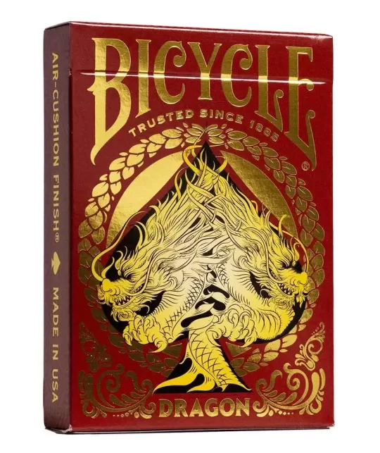 Bicycle Red Dragon – Cărți de joc premium | Emagie.ro