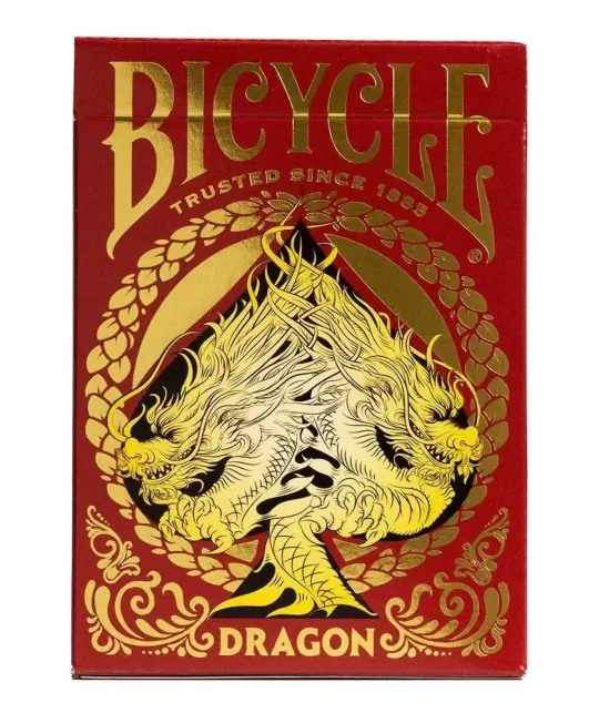 Bicycle Red Dragon – Cărți de joc premium | Emagie.ro