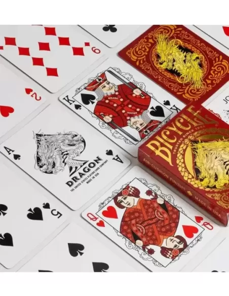 Bicycle Red Dragon – Cărți de joc premium | Emagie.ro