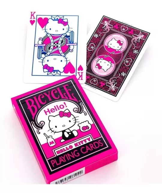 Bicycle Hello Kitty – Cărți de joc premium | Emagie.ro
