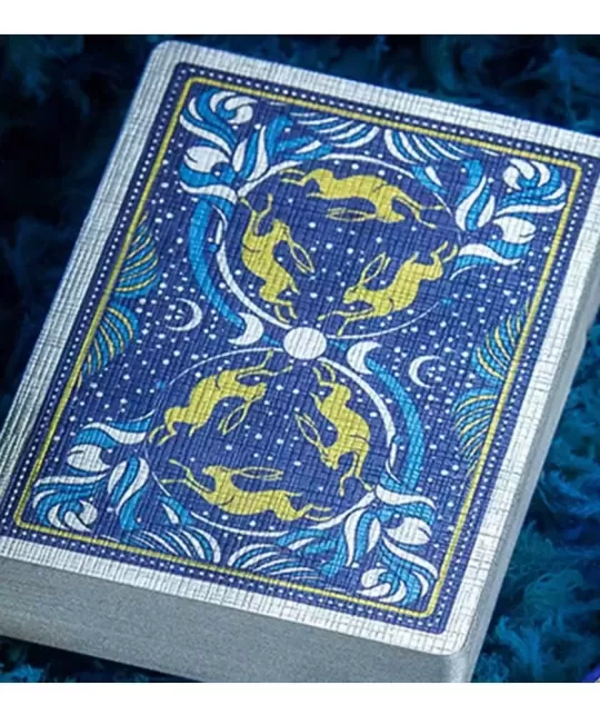 Under the Moon Midnight Blue Jocu Playing Cards – Cărți de joc premium | Emagie.ro