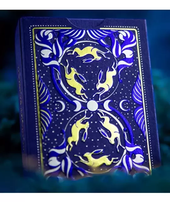 Under the Moon Midnight Blue Jocu Playing Cards – Cărți de joc premium | Emagie.ro