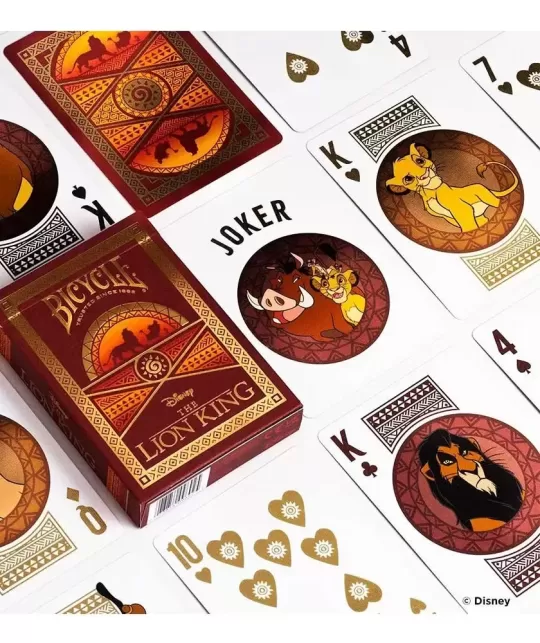 Bicycle Disney Lion King – Cărți de joc premium | Emagie.ro