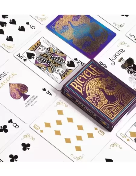 Bicycle Peacock Purple – Cărți de joc premium | Emagie.ro