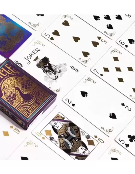 Bicycle Peacock Purple – Cărți de joc premium | Emagie.ro