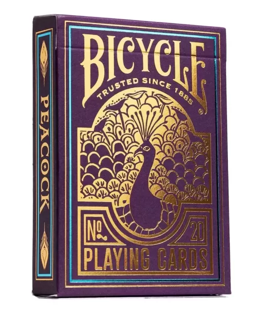 Bicycle Peacock Purple – Cărți de joc premium | Emagie.ro