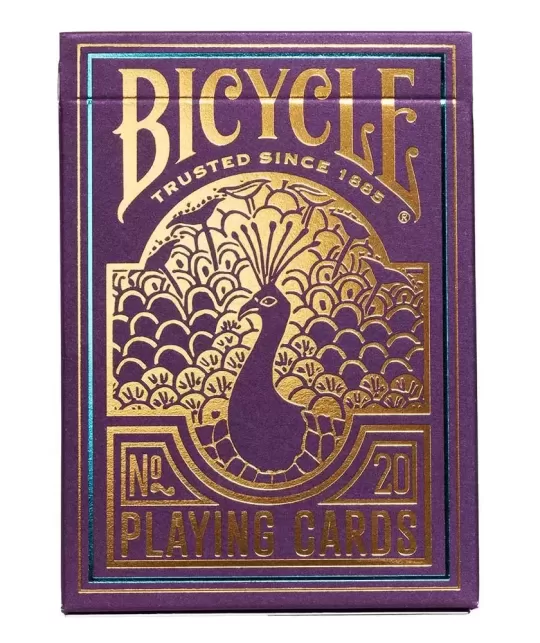 Bicycle Peacock Purple – Cărți de joc premium | Emagie.ro