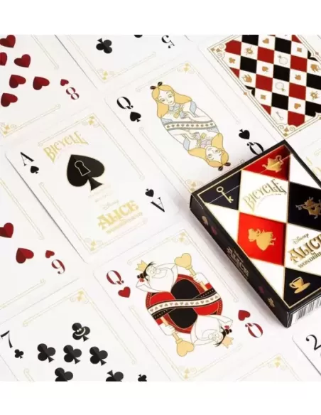 Bicycle Disney Alice in Wonderland – Cărți de joc premium | Emagie.ro