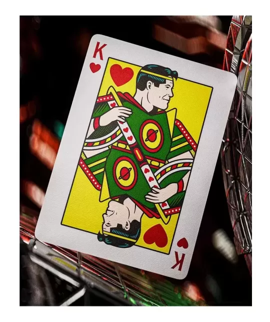 Superman Playing Cards by theory11 – Cărți de joc premium | Emagie.ro